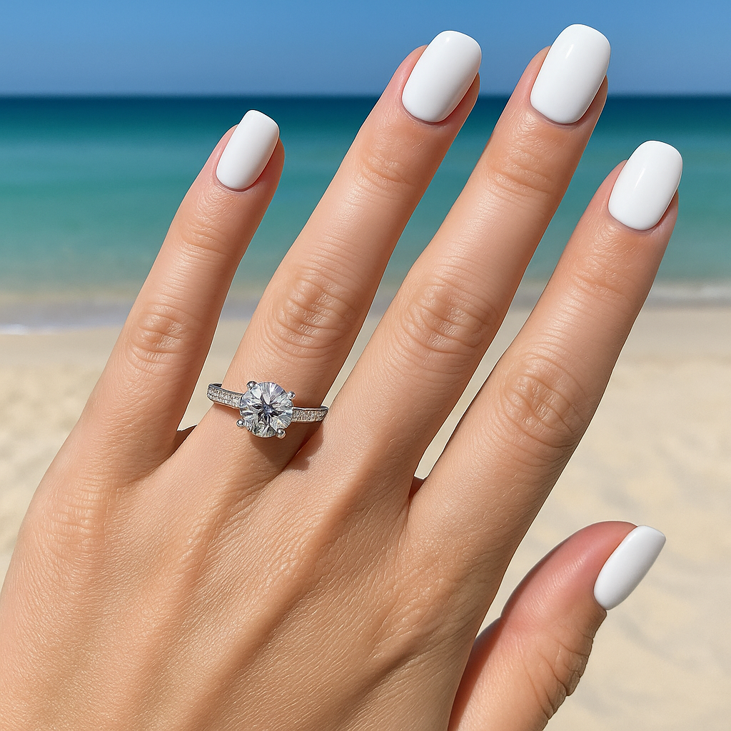 Los 3 Peores Lugares Para Llevar tu Anillo de Compromiso (y Cómo Mantener su Brillo Eterno)