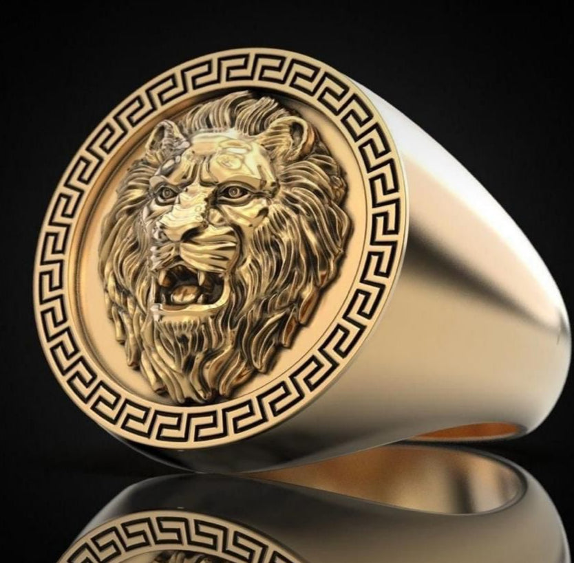 Anillo de Hombre Diseño de León