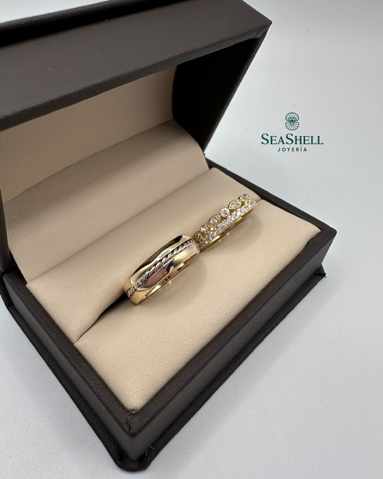 Dúo de Anillos de Boda