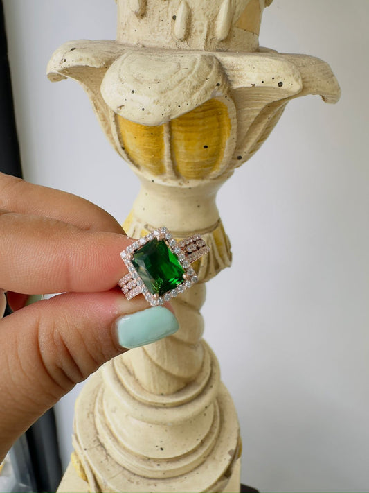 Anillo de Compromiso en Oro Rosa