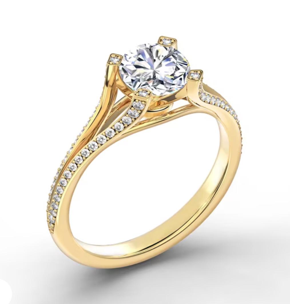 Anillo de Compromiso en Oro