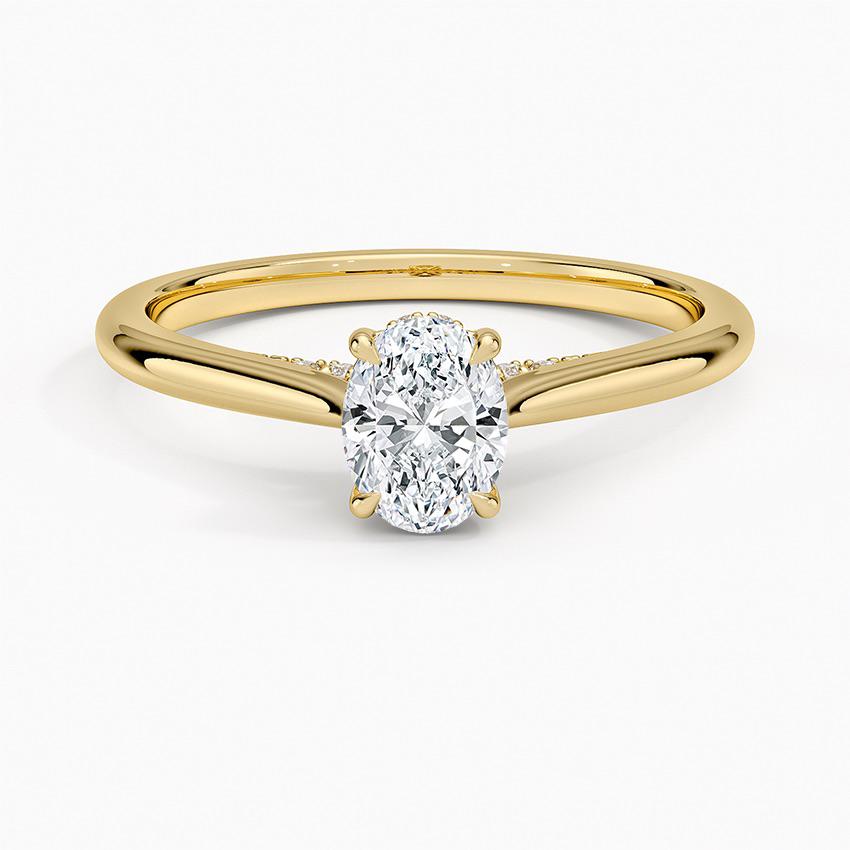 Anillo de Compromiso Corte Ovalado