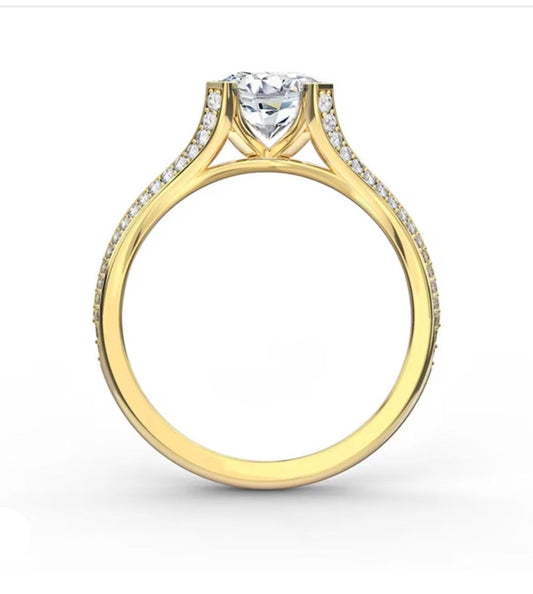 Anillo de Compromiso Estilo Clásico Atemporal