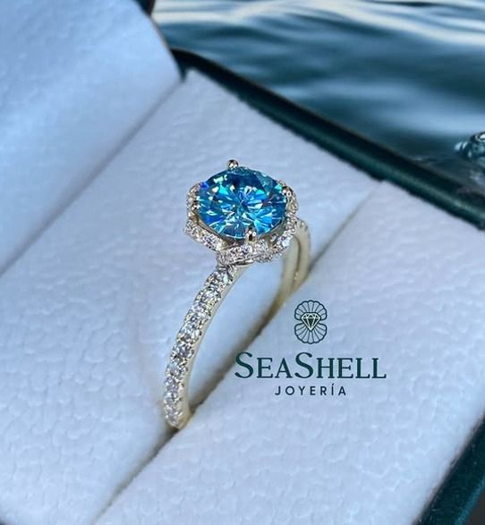 Anillo de Compromiso “Blue Ocean”
