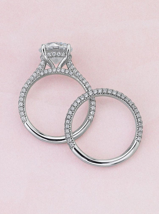 Anillos de Boda de Dama en Oro Blanco