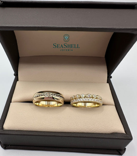 Dúo de Anillos de Boda