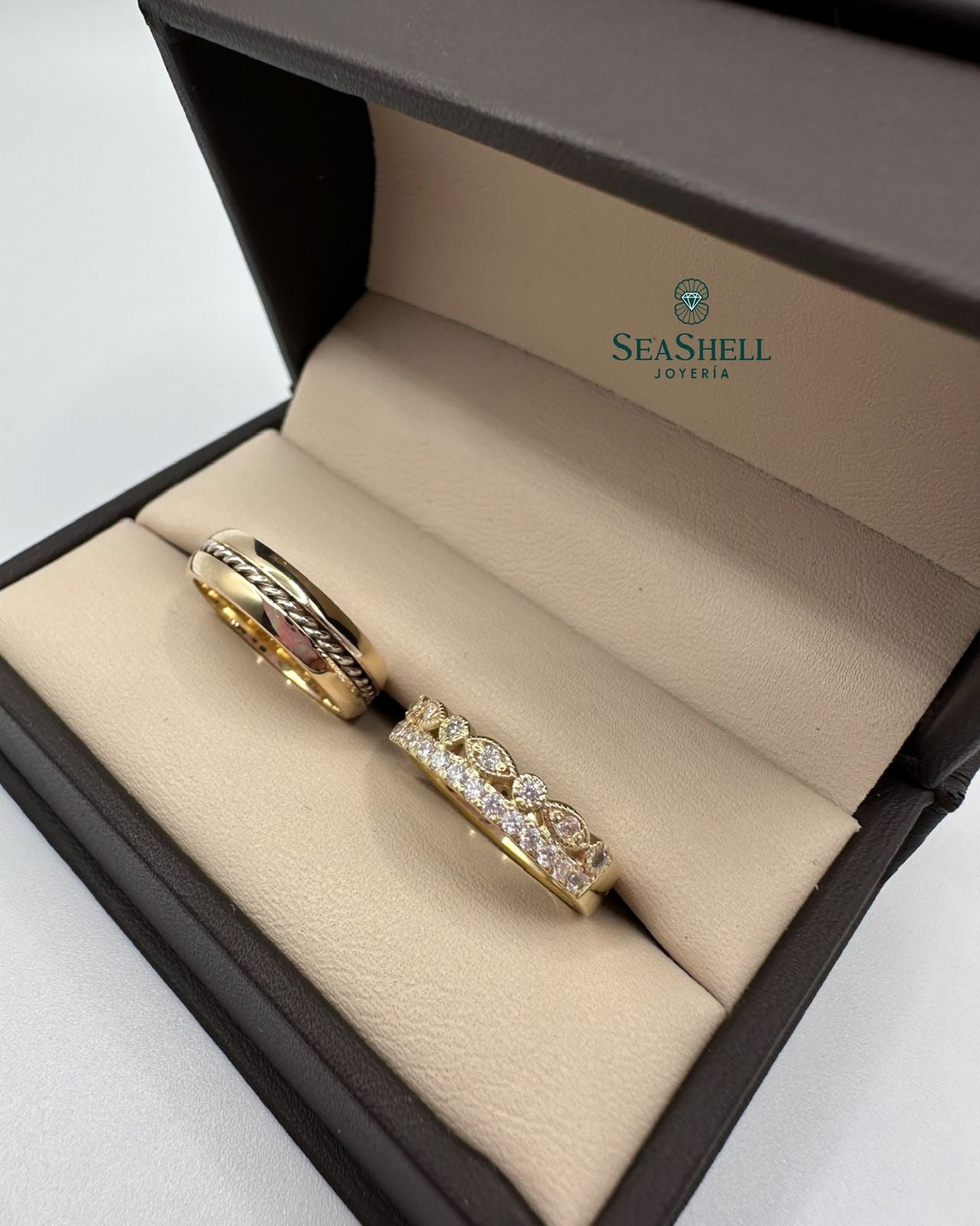 Dúo de Anillos de Boda