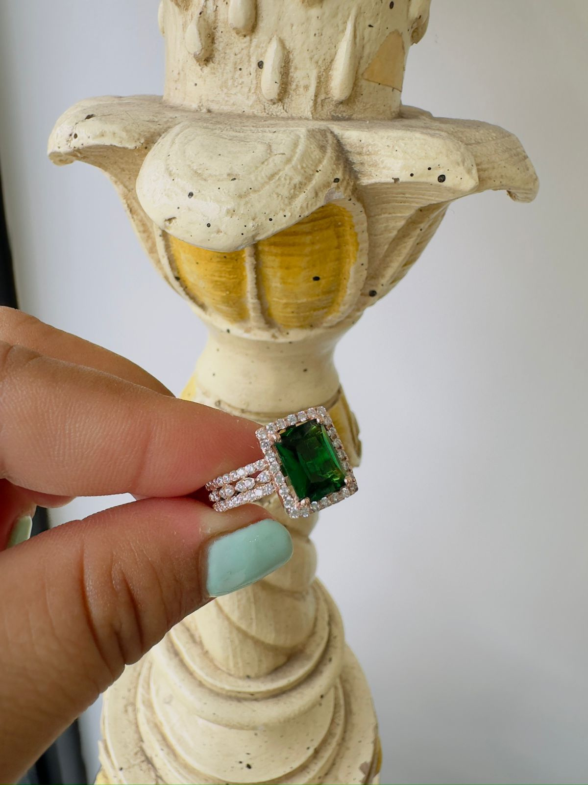 Anillo de Compromiso en Oro Rosa