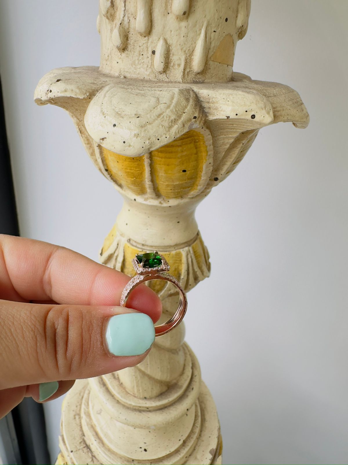 Anillo de Compromiso en Oro Rosa