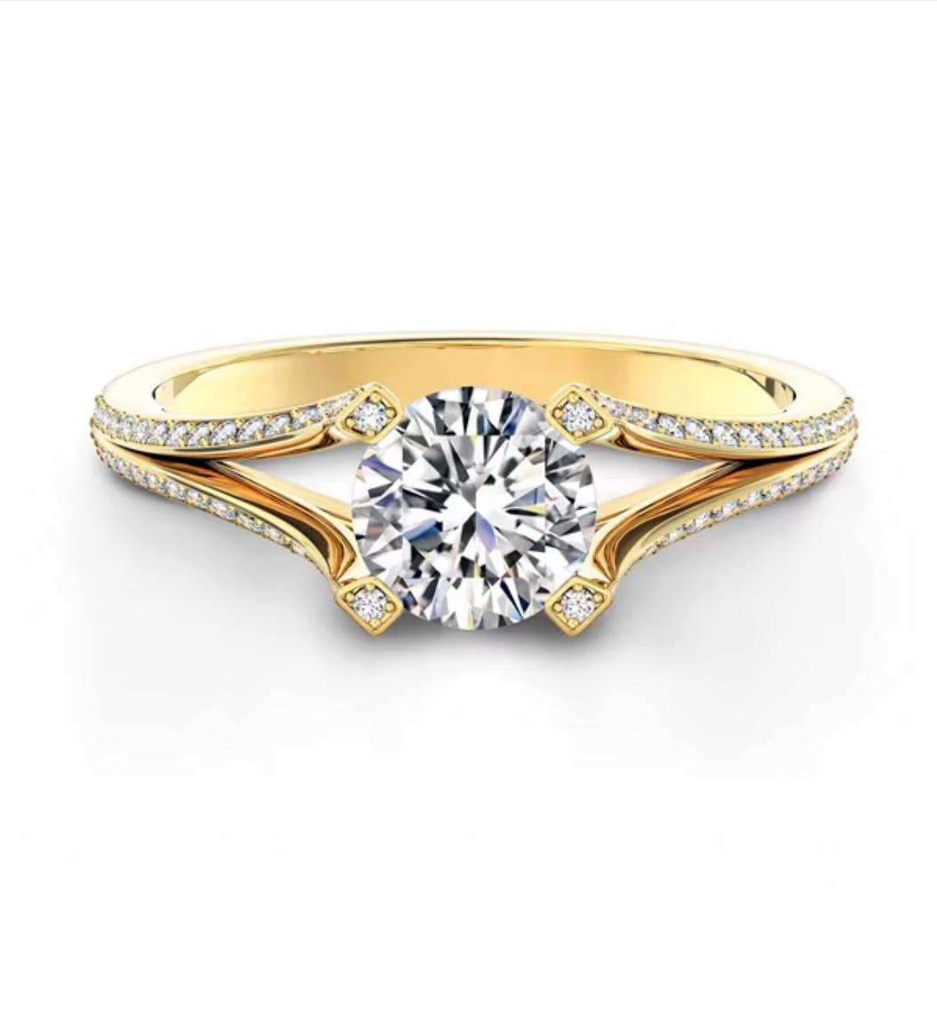 Anillo de Compromiso en Oro