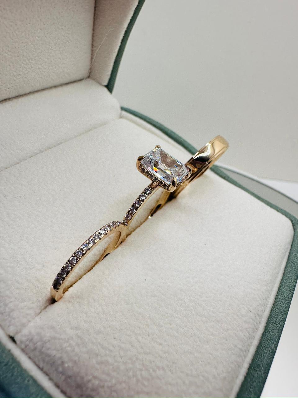 💖 Set de Anillos de Boda en Oro 💖