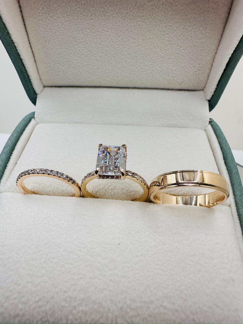 💖 Set de Anillos de Boda en Oro 💖