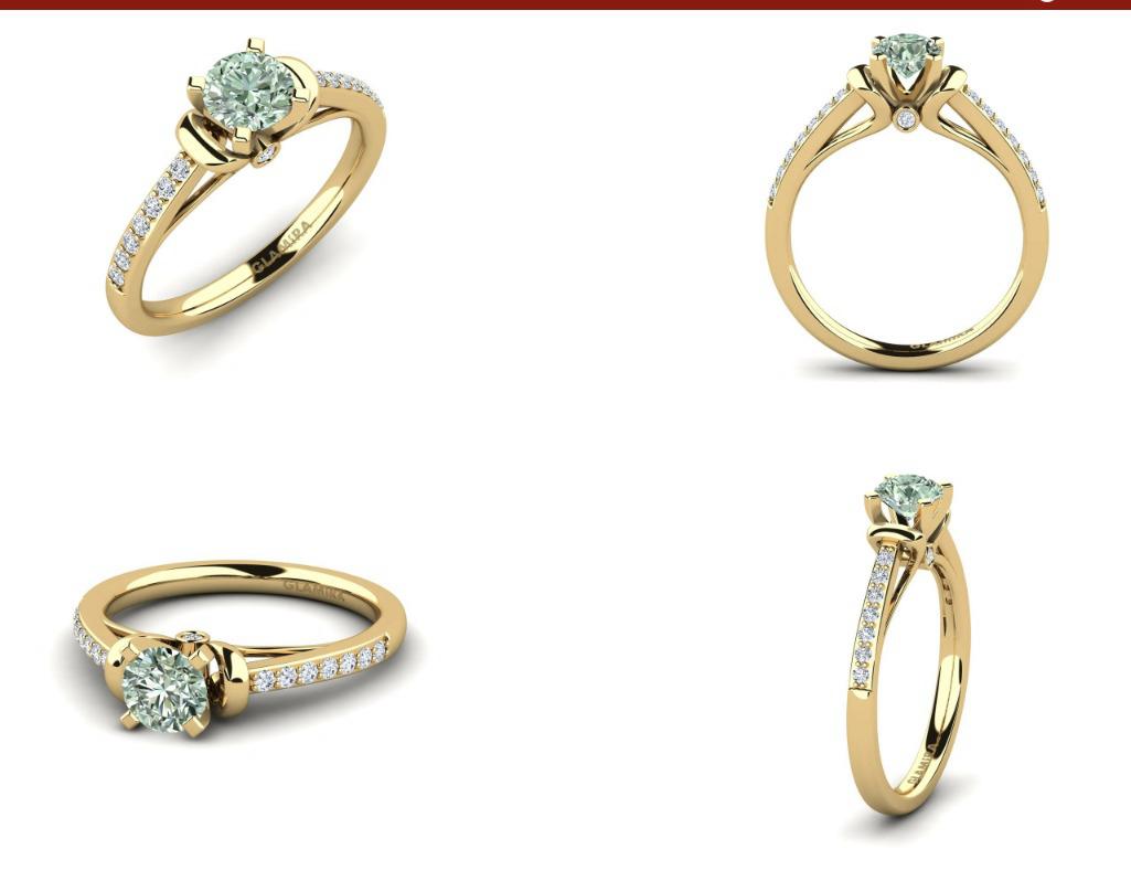 Anillo de Compromiso Diseño Moderno