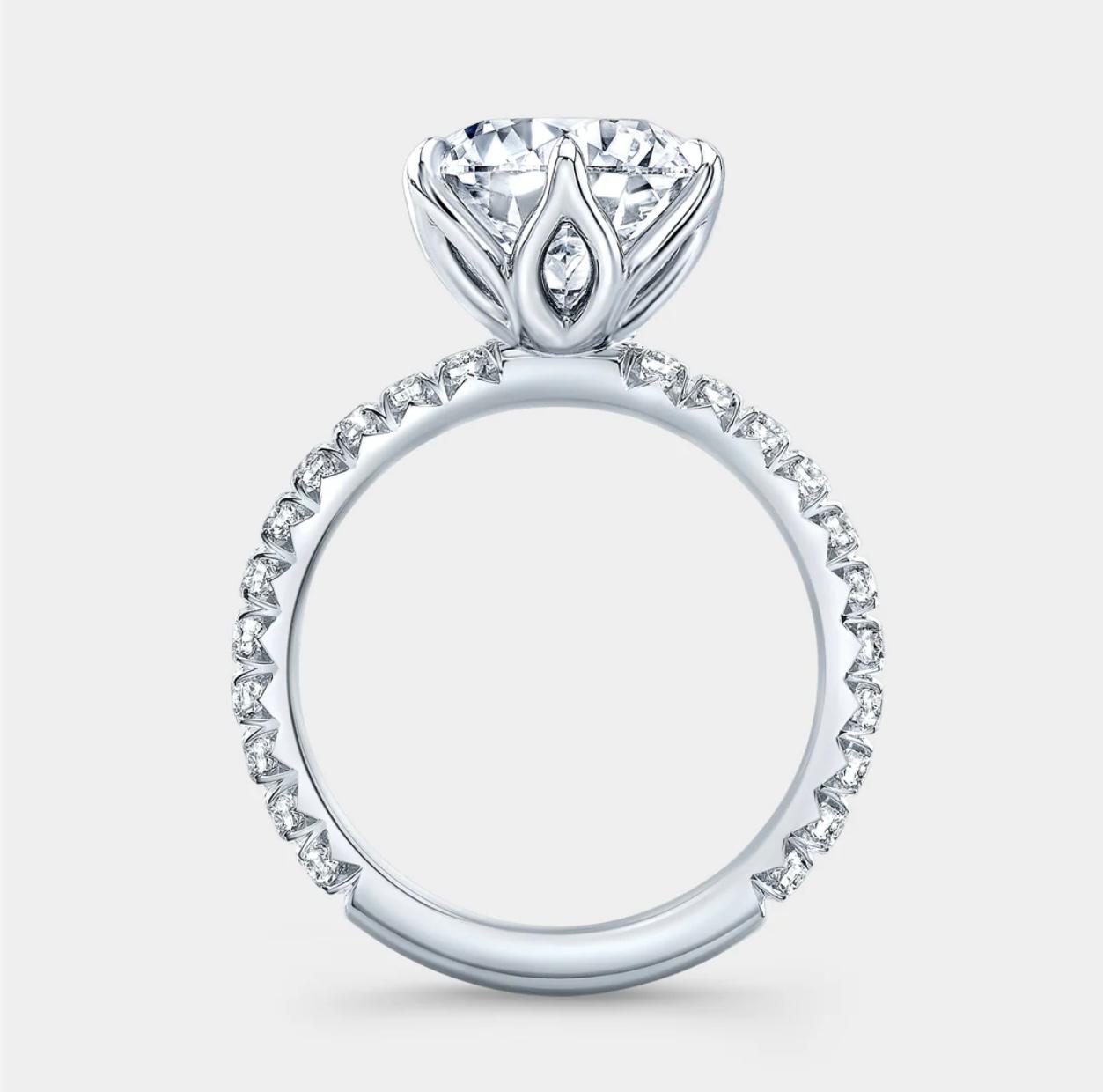 Anillo de Compromiso en Oro Blanco